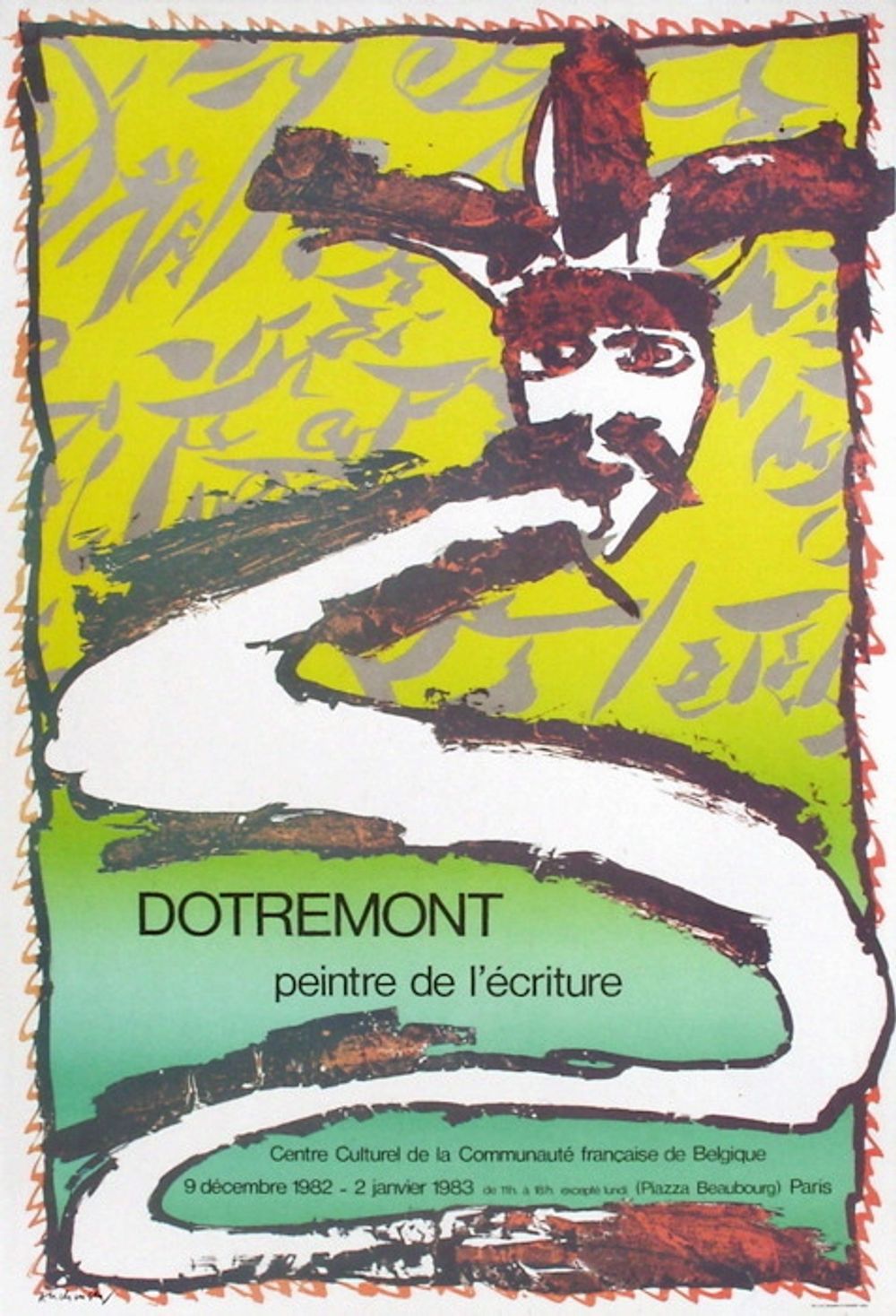 Expo 092 - Dotremont peintre de l'écriture