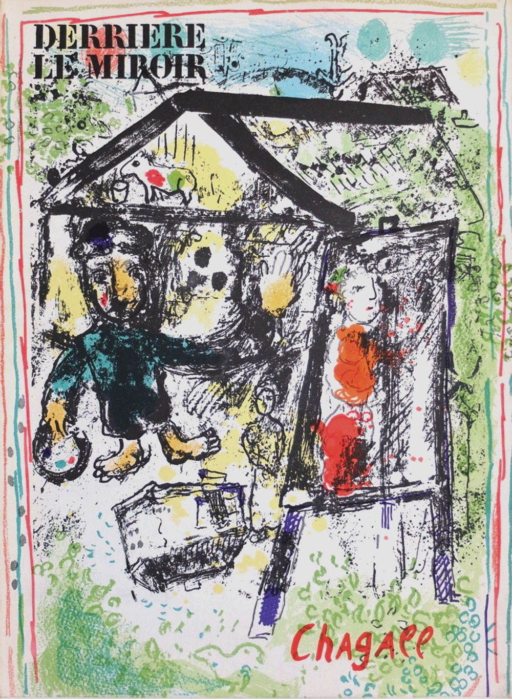 DLM182 - Le peintre devant le village