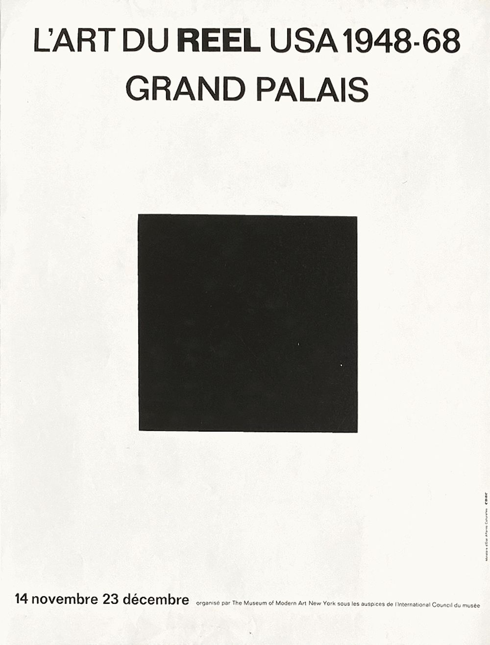 Expo 68 - L'art du réel USA 1948-1968 - Grand Palais - Paris