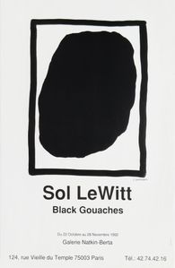 Expo 92 - Galerie Natkin-Berta - Paris - Black gouaches