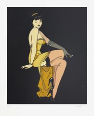 Pin-up à la cigarette