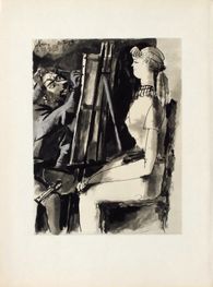Comédie Humaine - Femme et peintre II