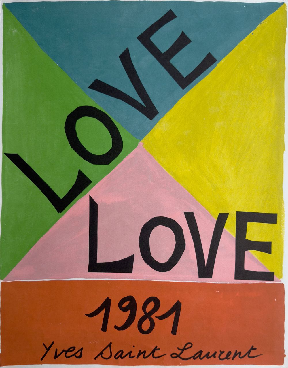 Place-des-Arts - Yves SAINT-LAURENT : Love 1981