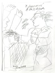 Drawings - L'homme à l'épi