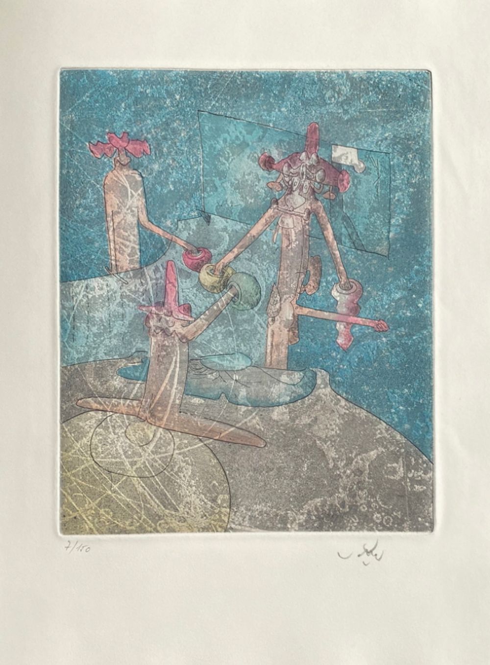 Sur Matta (4 etchings signed)