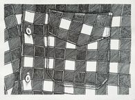 Checkered chest pocket