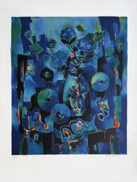 Le vase bleu