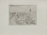 Vue de Paris -  le Pont Saint Michel