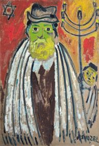 Le grand Rabbin et le chandelier