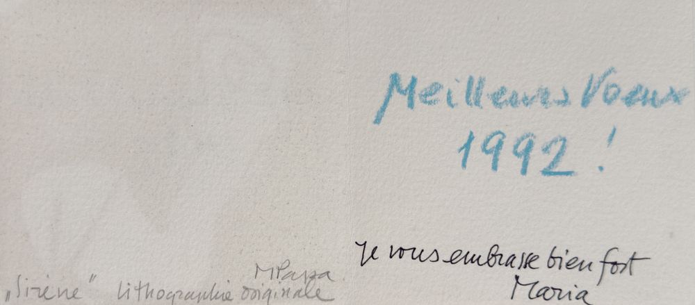 Sirène (rehaussée au crayon)