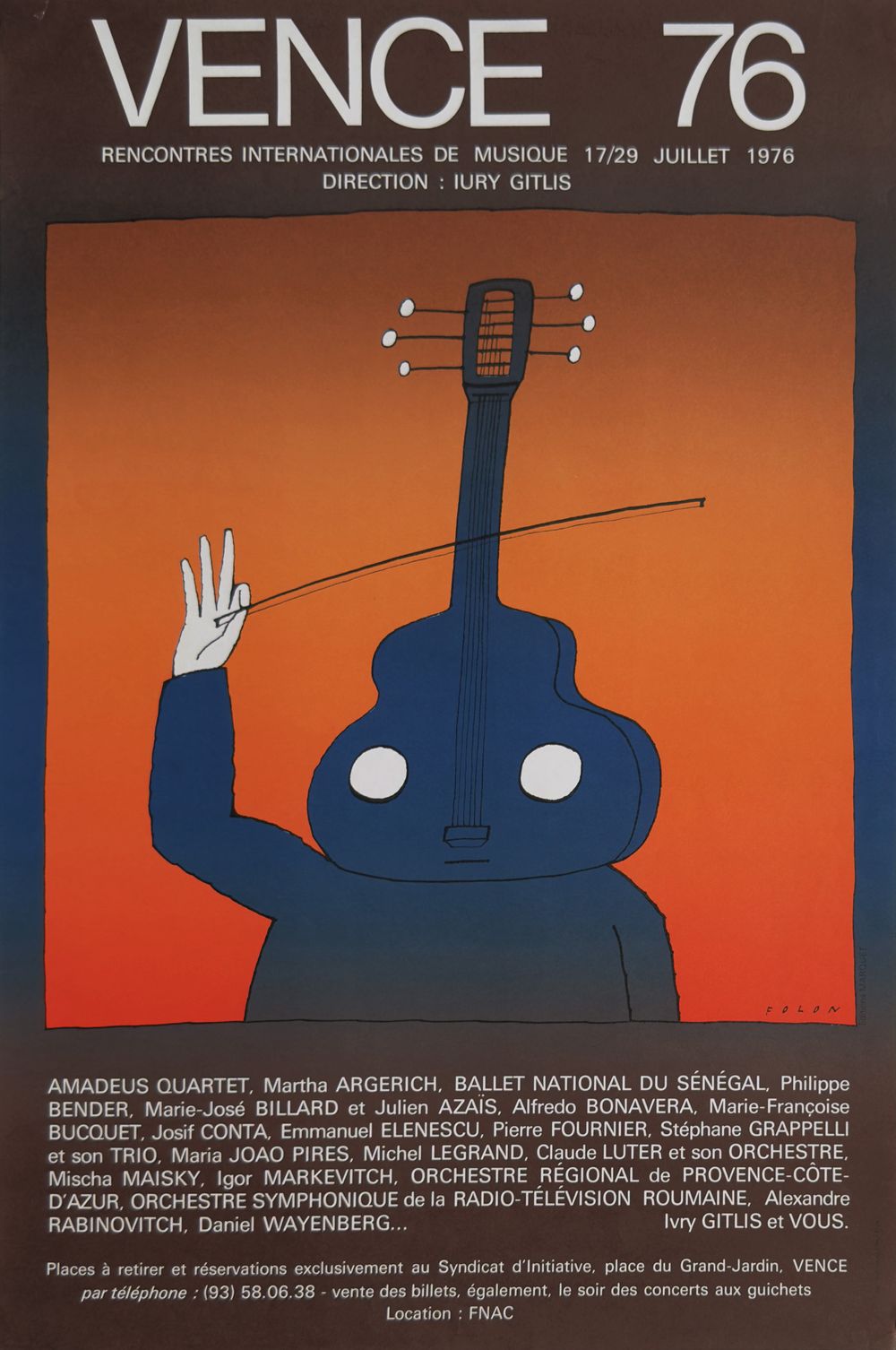 Expo 1976 - Vence Rencontres Internationales de la musique