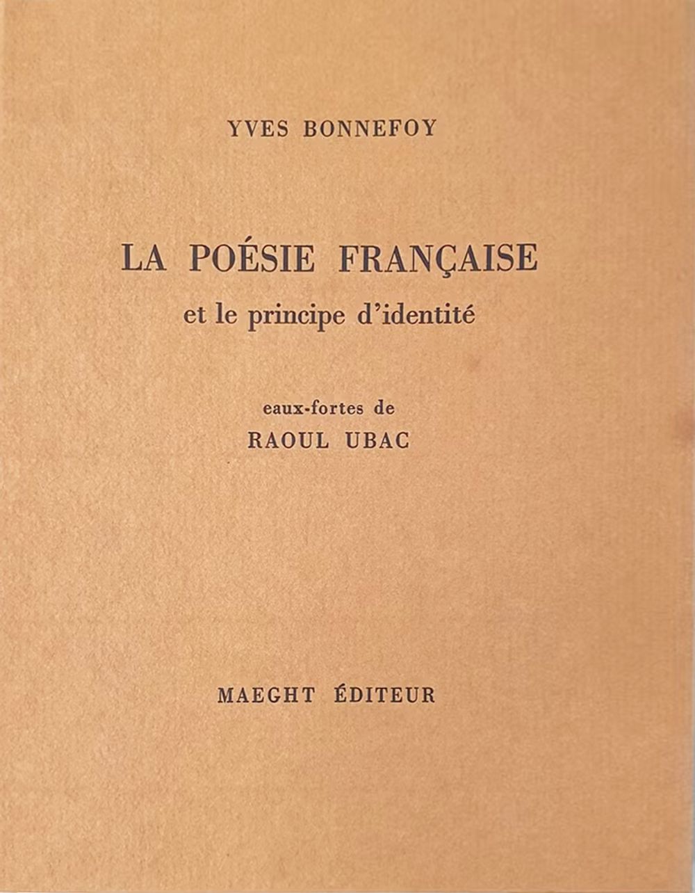 La Poésie française (2 etchings)