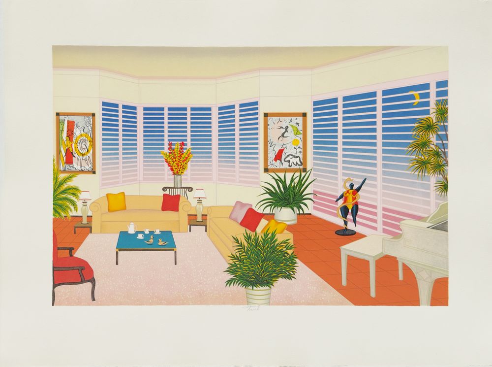 Interior with Miro and Leger