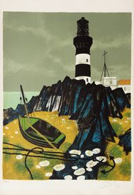 Le phare à marée basse