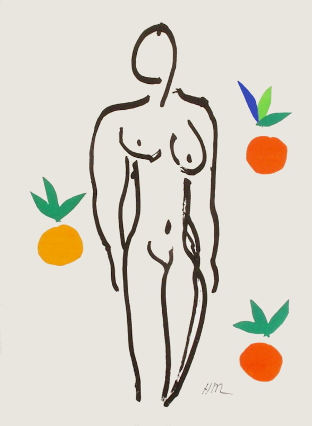 Verve - Nu aux oranges