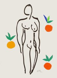 Verve - Nu aux oranges