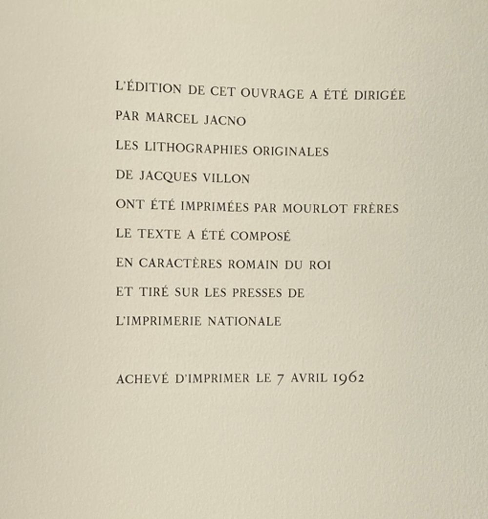 Jacques Villon / Lionello Venturi (portfolio of 8)