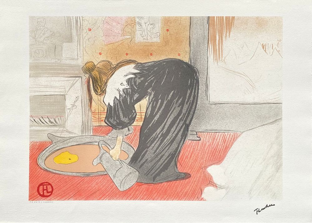 Elles, femme au tub