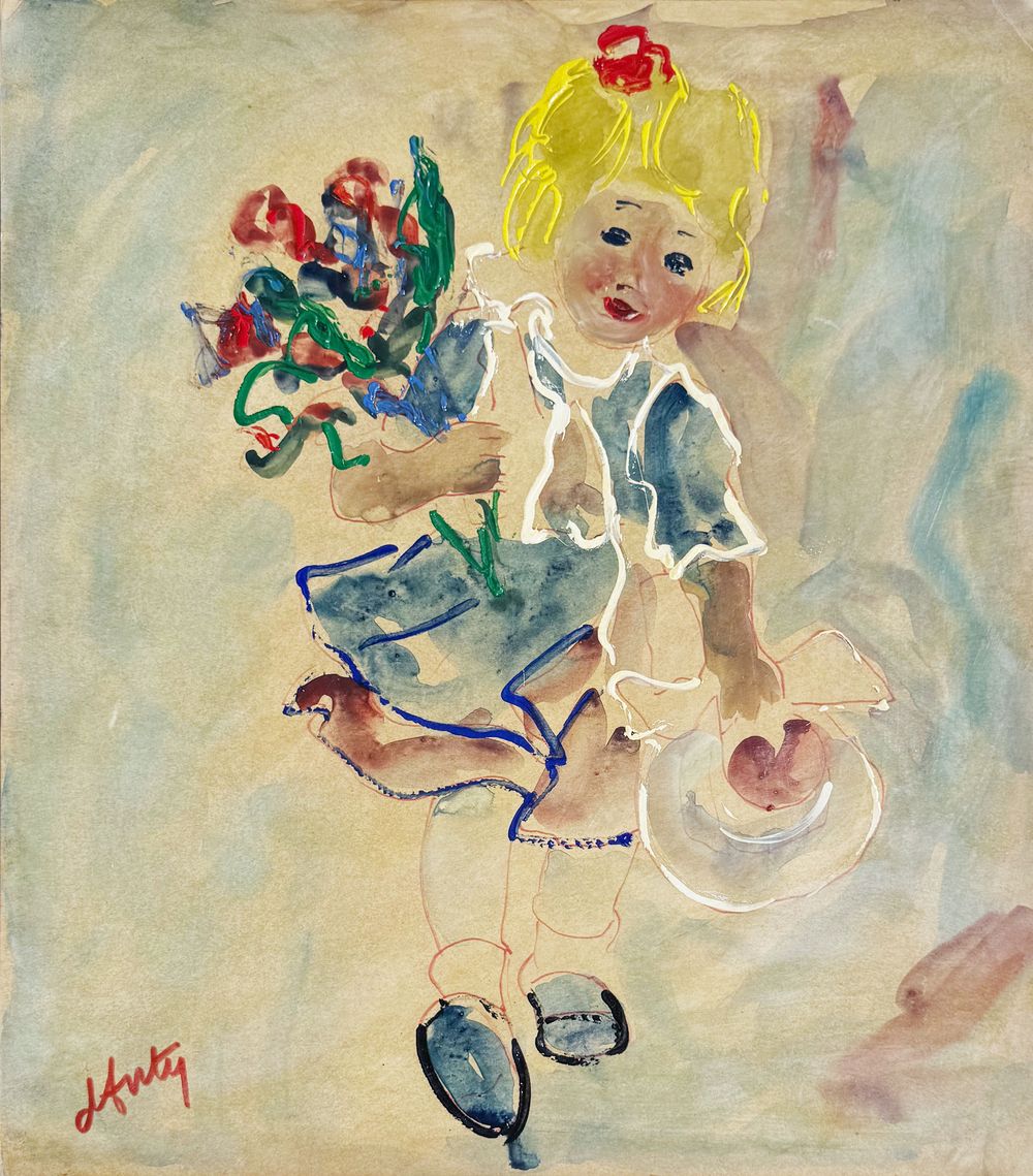 Jeune fille aux fleurs