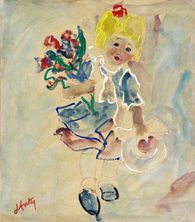 Jeune fille aux fleurs