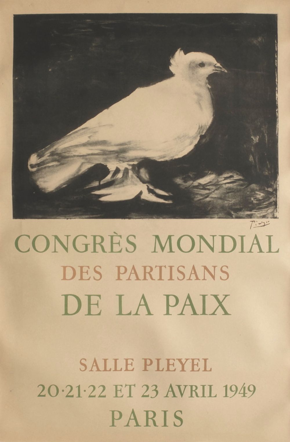 Expo 49 - Congrès Mondial des partisans de la Paix - Pleyel