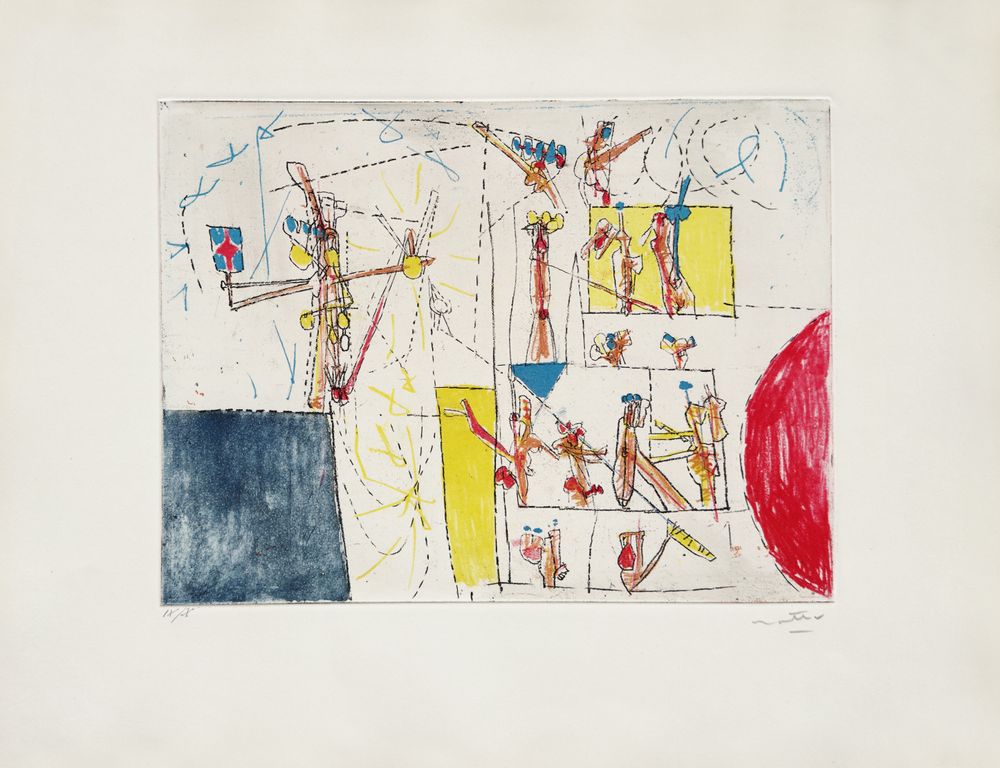 Scènes familières - Complete portfolio of 8 etchings