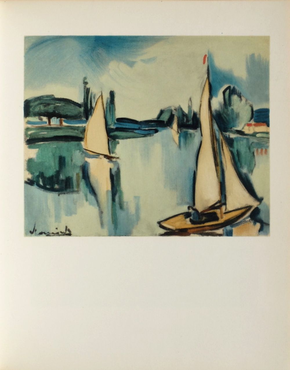 Sauret suite - 1908 - Voiliers sur la Seine
