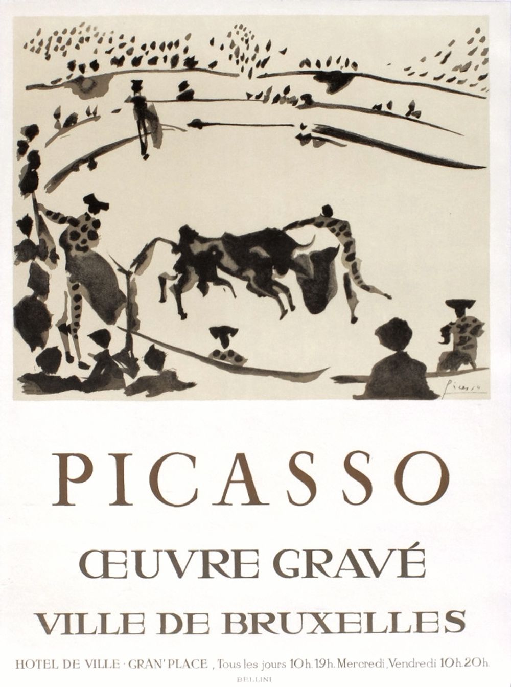 Expo 73 - Oeuvre gravé - Bruxelles