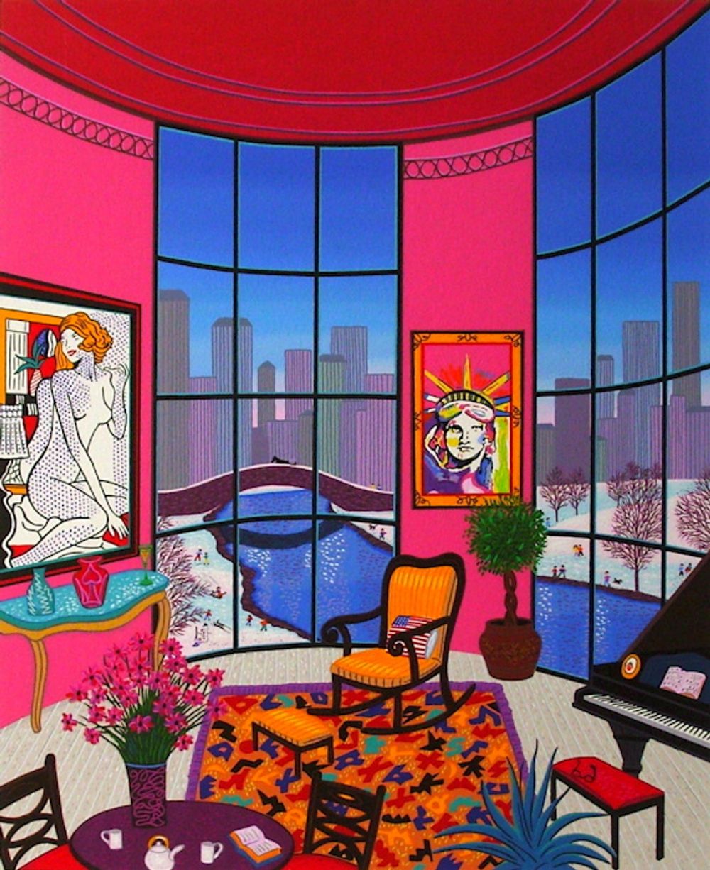 Interior with Lichtenstein