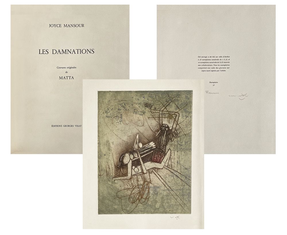 Les Damnations (22 gravures signées dont la suite sur Japon nacré)