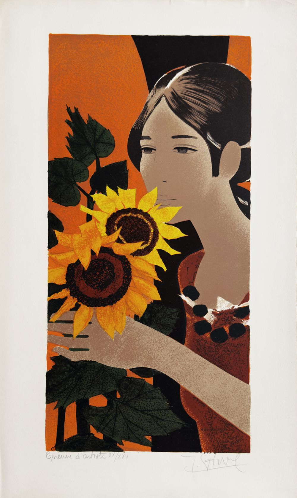 Le bouquet de tournesols