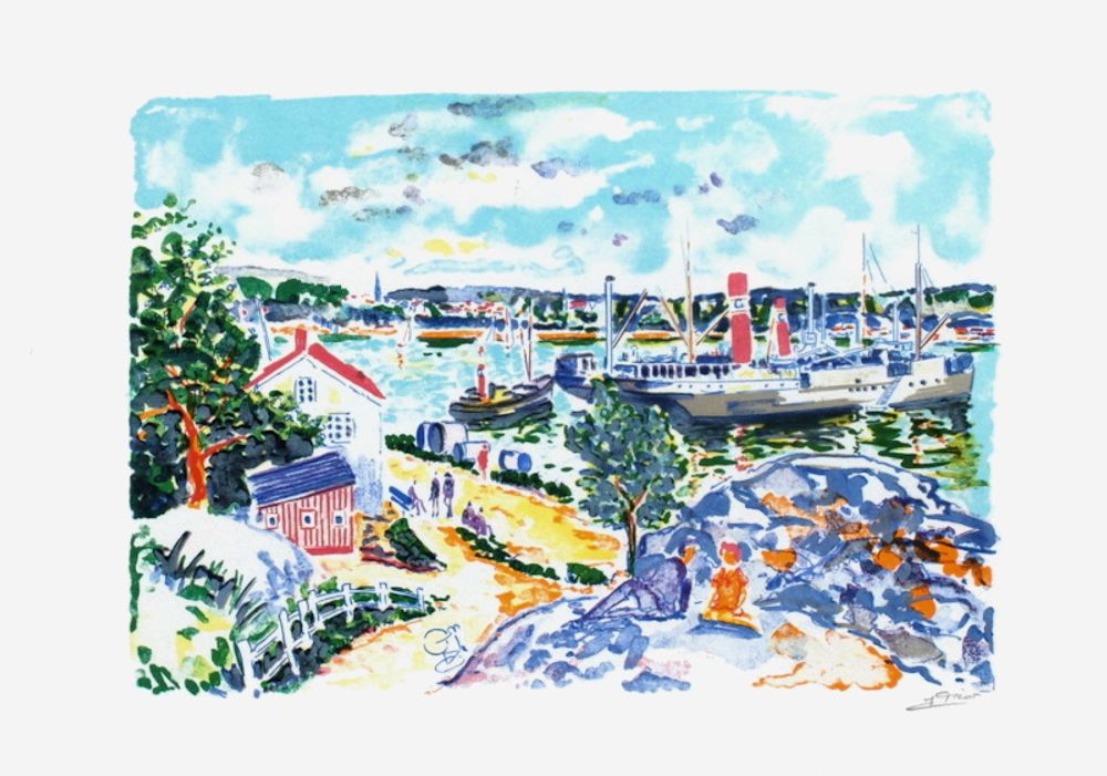 North coast - Les bateaux à quai