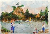 Paris, les amoureux des Buttes-Chaumont