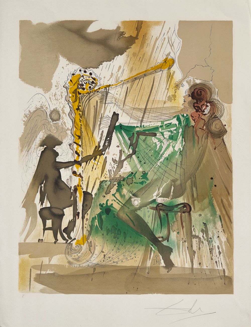 Carmen - Harpist, symbol of Carmen's love