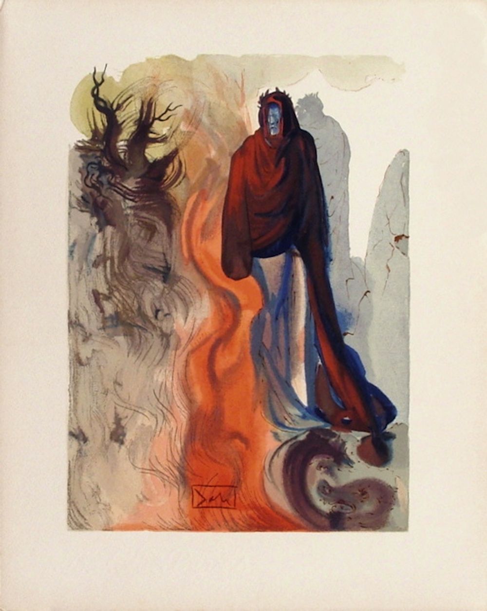 Divine Comédie Enfer 34 - Apparition de Dante