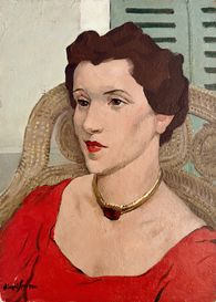 Femme au collier de rubis