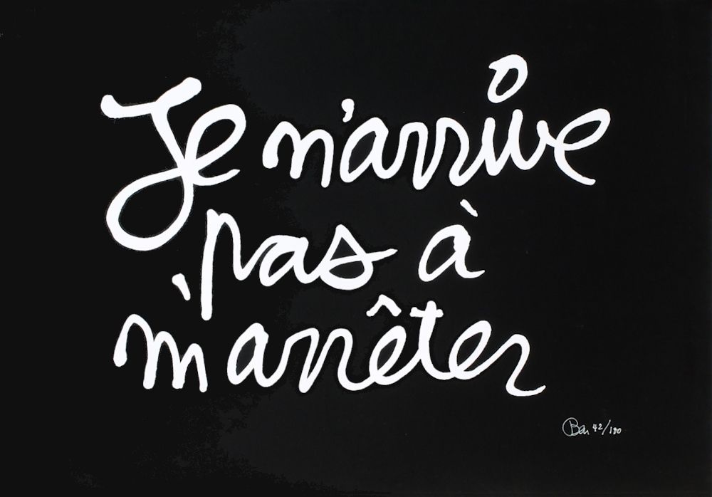 Je n'arrive pas à m'arrêter