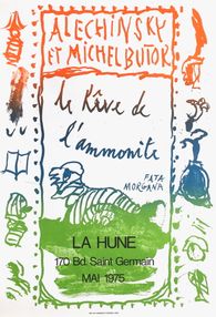 Expo 054 - La Hune - Le rêve de l'ammonite - Michel Butor
