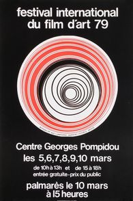 Festival International du film d'art 79 - Centre Georges Pompidou