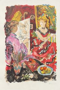 Modèle à l'atelier