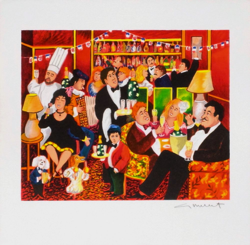 Place-des-Arts - Guy BUFFET (1943 - 2023)