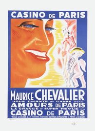 Maurice Chevalier joue chante et danse