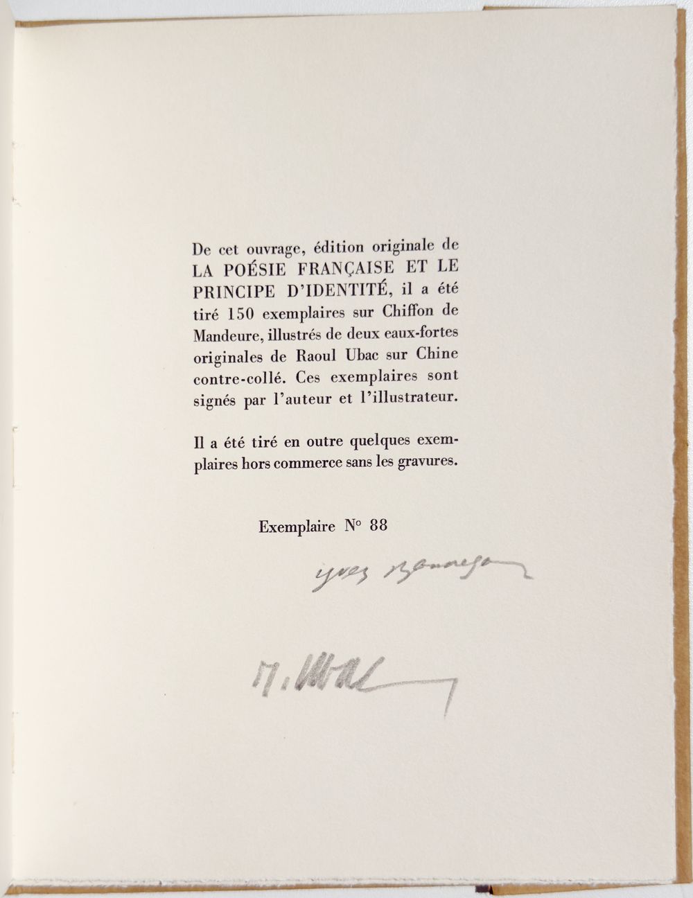 La Poésie française (2 etchings)