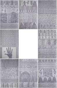 Hommage à Ibn Ata Allah Iskandari  (portfolio of 8 prints signed)