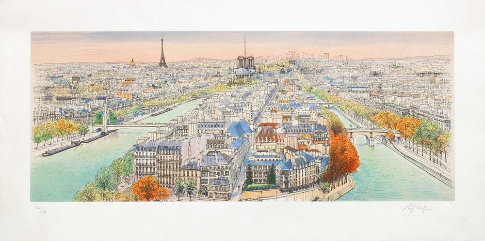 Paris - panorama vers l'Ouest II