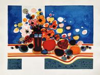 1973 - Nature morte fond bleu