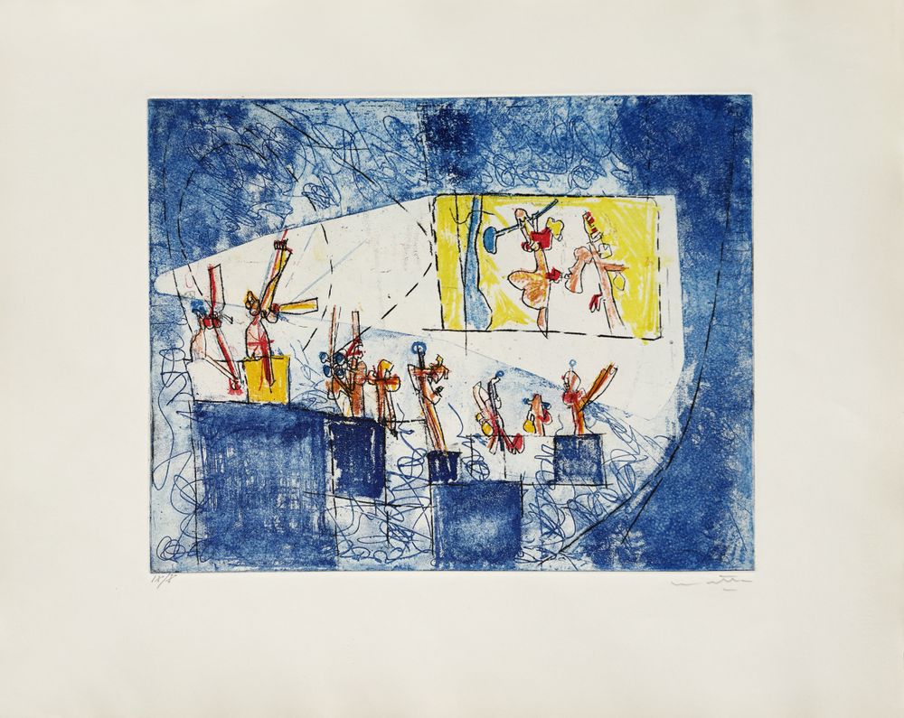 Scènes familières - Complete portfolio of 8 etchings