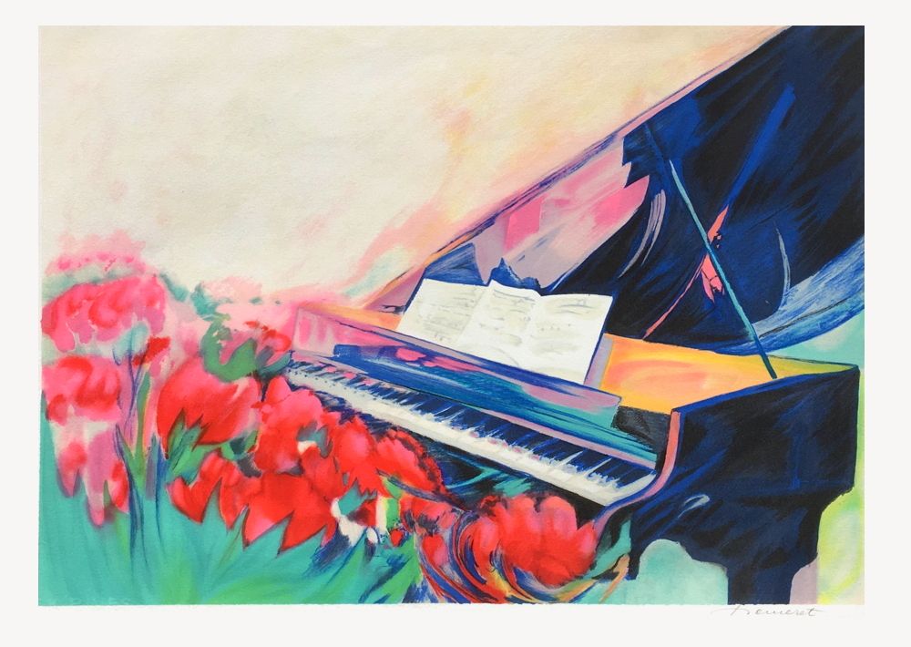 Le bouquet au piano IV