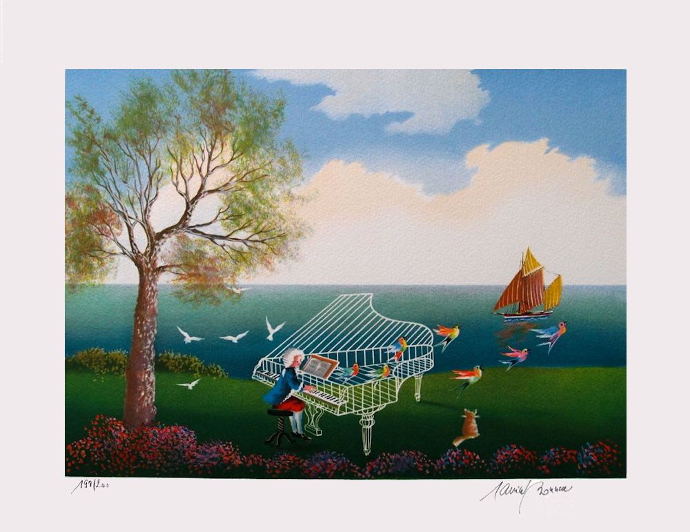 版画 ALAIN,DANIEL BONNEC lithograph ALAIN,DANIEL BONNEC lithograph