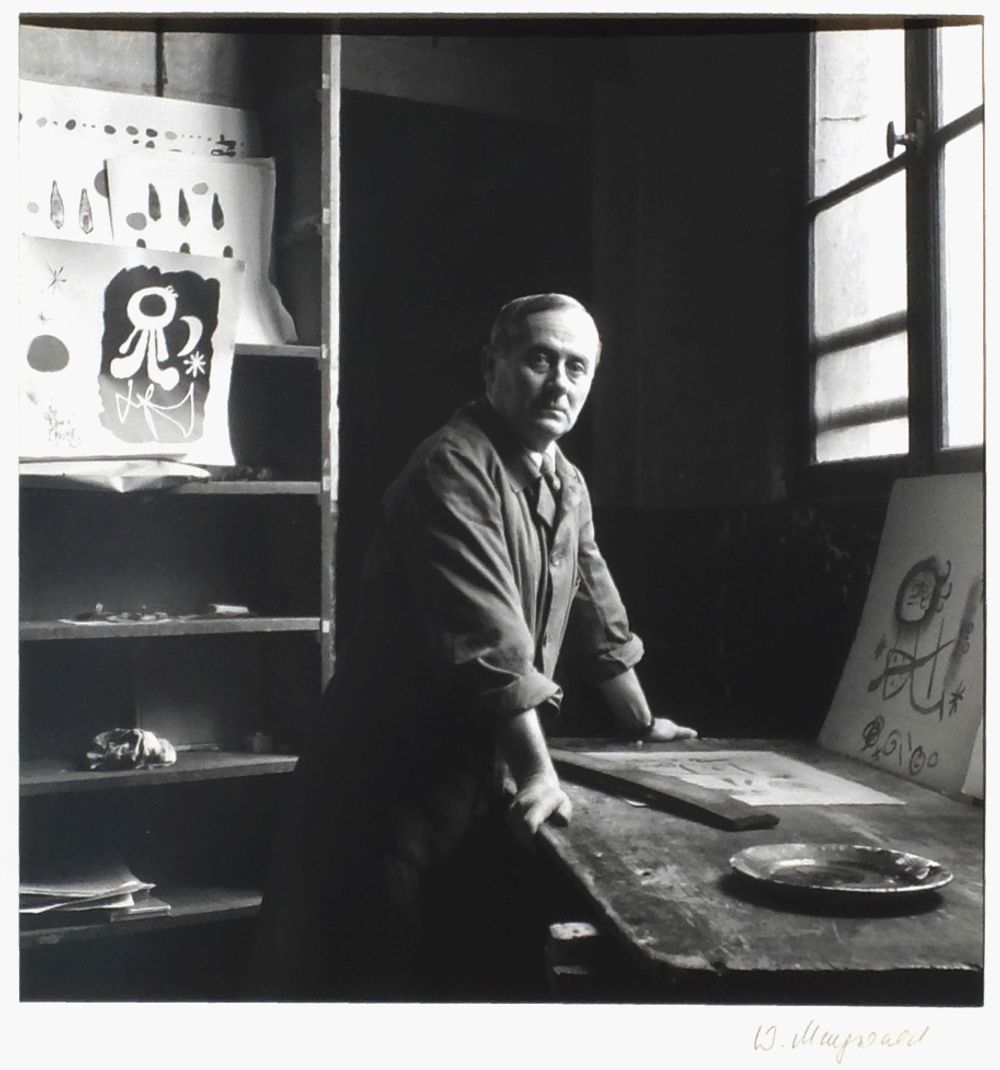 Joan Miro 1948 (dans l'atelier)
